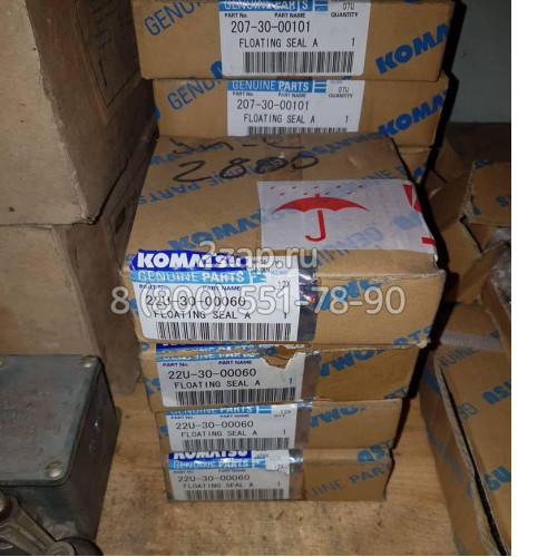 22U-30-00060 Плавающее уплотнение (Floating Seal Assembly) Komatsu