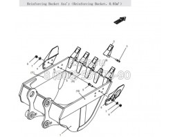 1999900648 Адаптер зуба ковша (Adapter; Tooth) Zoomlion