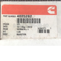 4025282 Топливная форсунка (Injector) Cummins