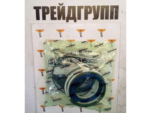 401107-00555/401107-02927 Комплект уплотнений гидроцилиндра рукояти (Seal Kit, Arm Cylinder) Doosan