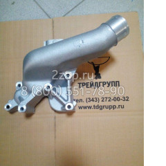 1137130611 Трубка системы охлаждения (Pipe; Water Outlet) Isuzu