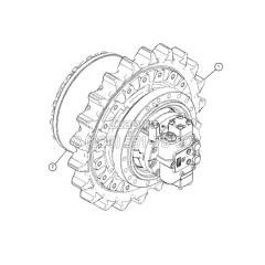 515-0068, 5150068 Бортовая передача в сборе (Final drive assy) Caterpillar