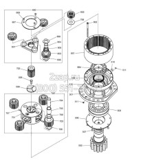 130426-00024 Редуктор поворота (Gear Assy, Swing Reduction) Doosan