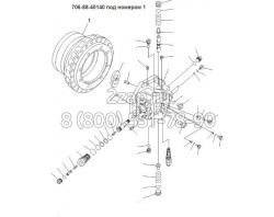 706-88-40140 Корпус гидромотора (Case, Motor) Komatsu