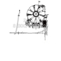 329901346 Вентилятор (Fan-Cooling) двигателя XCMG
