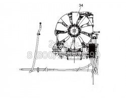 329901346 Вентилятор (Fan-Cooling) двигателя XCMG