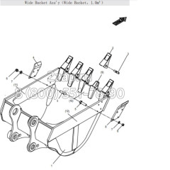 003001016B0001010 Болт (Bolt) Zoomlion