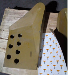 8E-4196 Нож левый боковой отвала Caterpillar