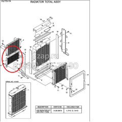 11LB-30903 Маслоохладитель (Hyd Oil Cooler Assy) Hyundai