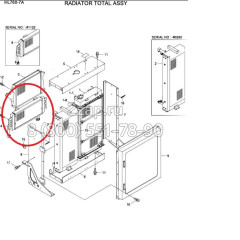 11LC-30423 Маслоохладитель (Hyd Oil Cooler Assy) Hyundai