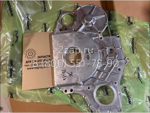 65.01305-5049E, 65.01305-5049F, 65.01305-5049G Крышка передняя ДВС (Cover, Timing Gear Case) Doosan DE12Tis