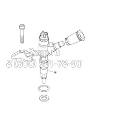 860514735 Топливная форсунка (Fuel Injection) XCMG