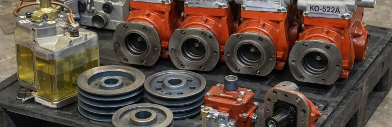 Поступление вакуумных насосов и комплектующих на склад