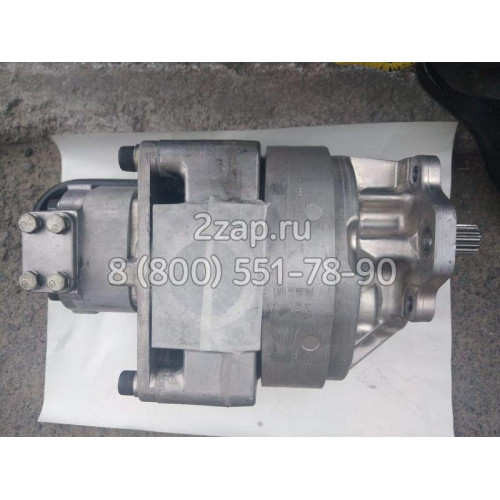 705-52-40130 Гидронасос шестеренный двухсекционный (Pump Ass'y) Komatsu