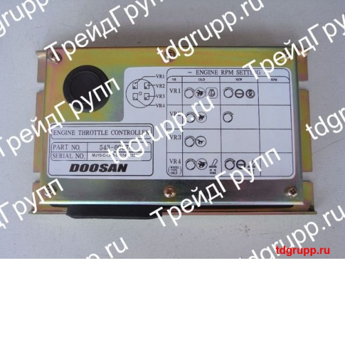 543-00074 Контроллер дроссельной заслонки Doosan
