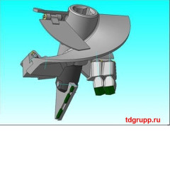 Бур БЛ-250 мм. БК-01203.25.000 под квадрат 62 мм для БКМ